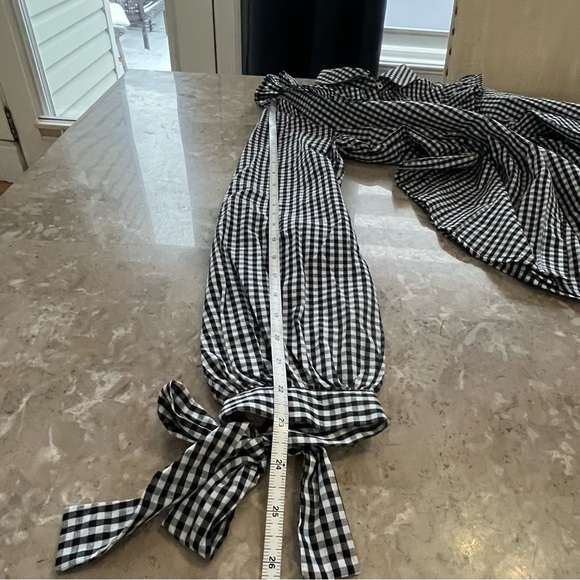 Bleuh small print checkered top size medium - Picture 10 of 10